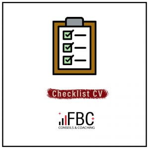 checklist cv ne rien oublier lettre motivation