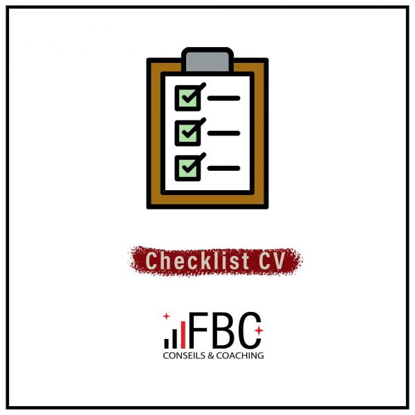 checklist cv ne rien oublier lettre motivation