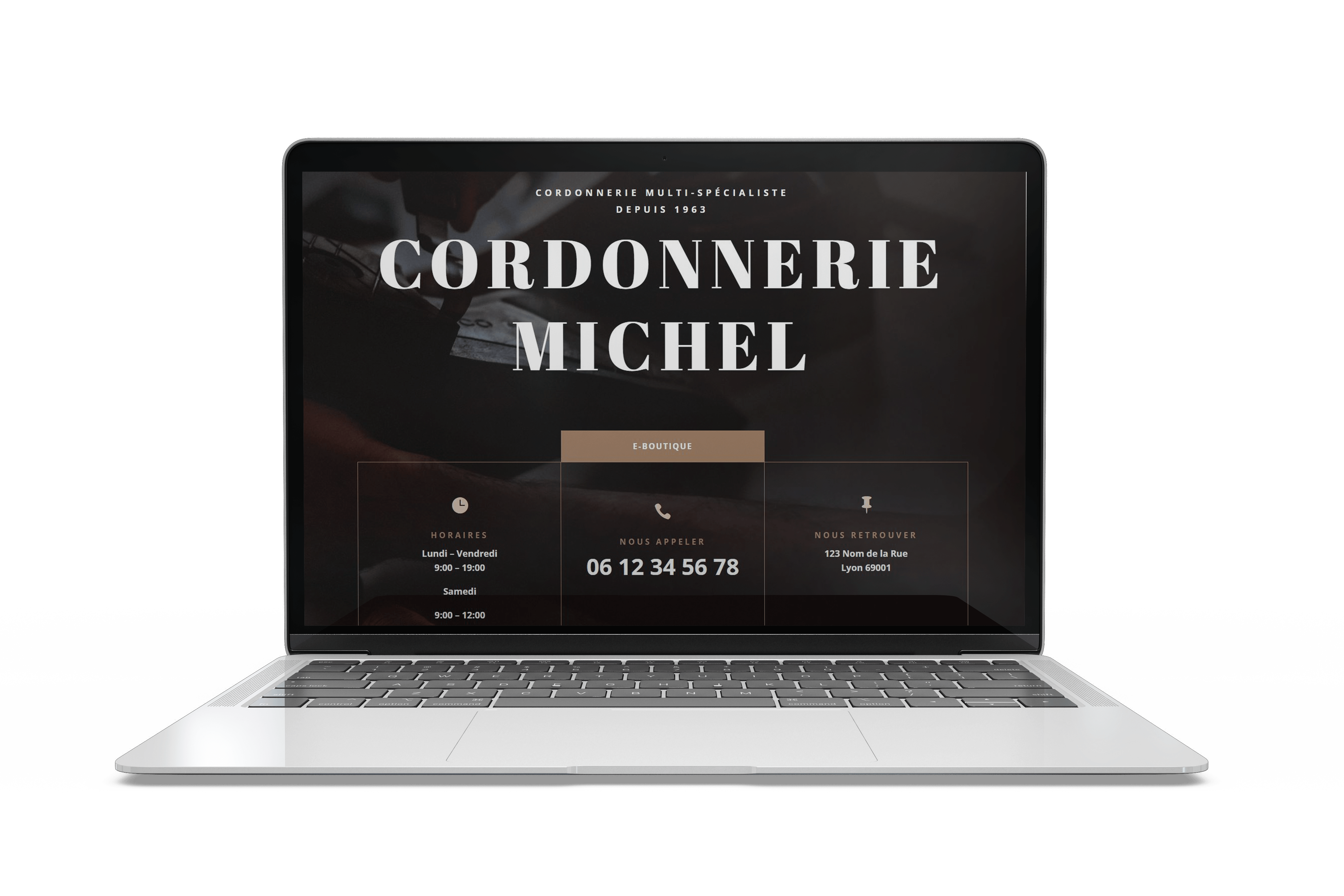 moockup cordonnerie